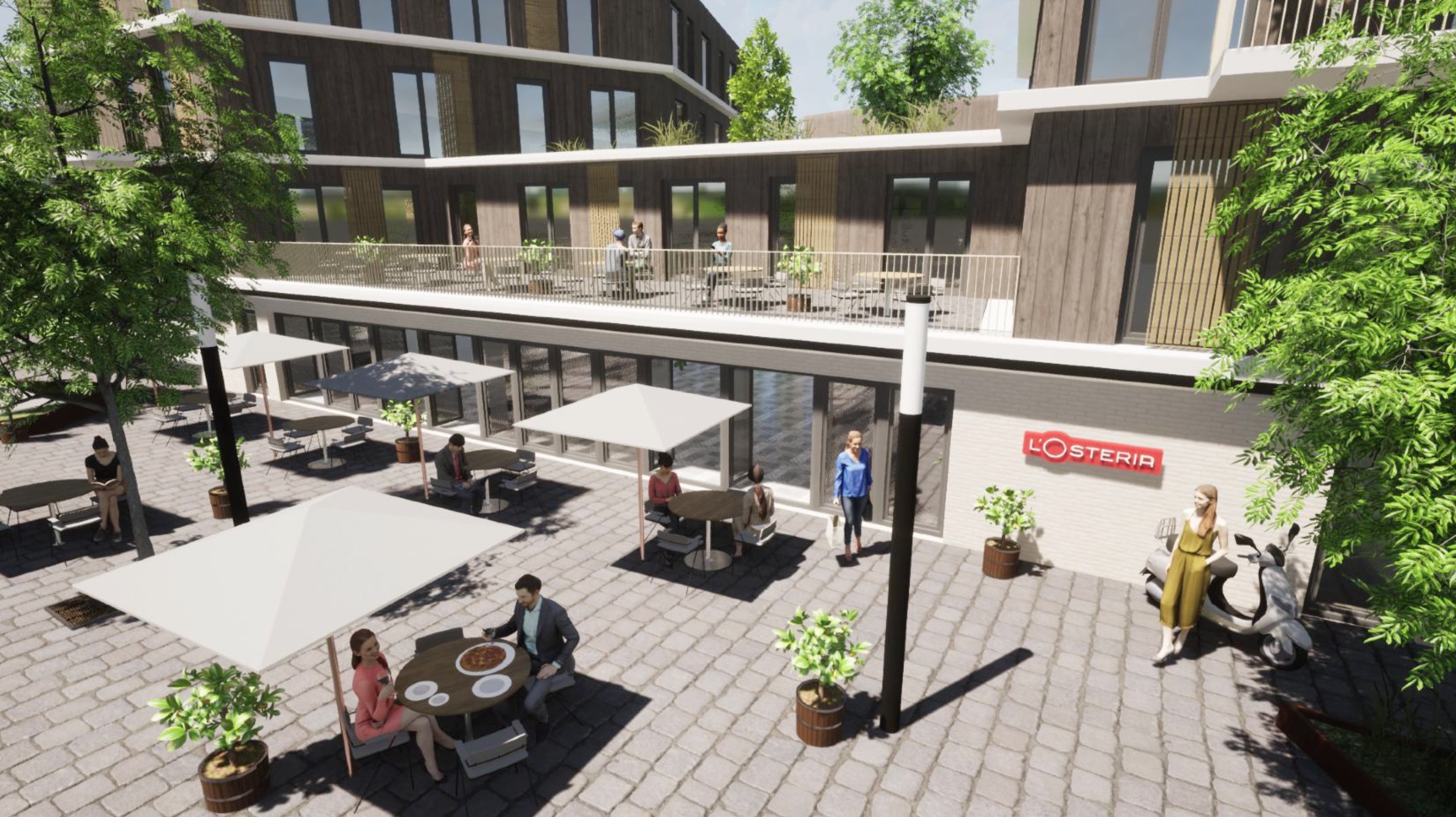 Centro Außenansicht - Nachhaltiger Wohneudestehung in Maxhütte-Haidhof